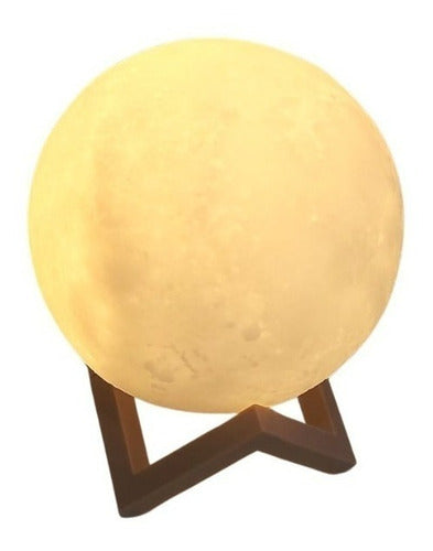 Lampe de Table 3D Lune Pleine Portative Décoration