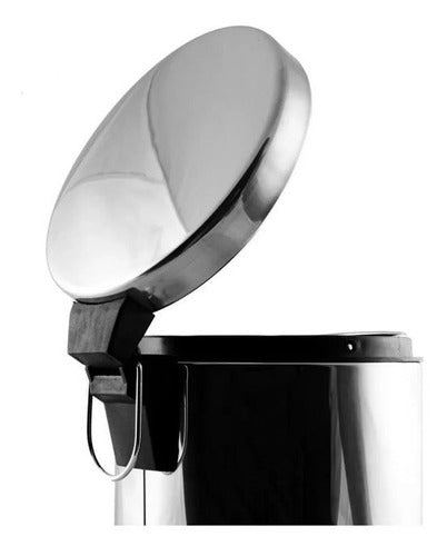 Poubelle en Acier Inox Rond 5 Litres