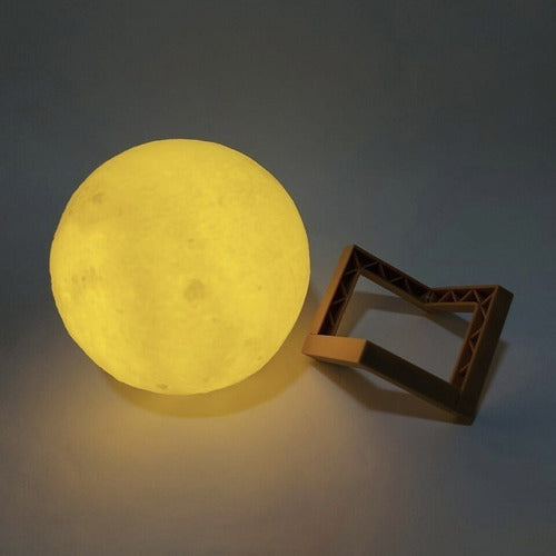 Lampe de Table 3D Lune Pleine Portative Décoration