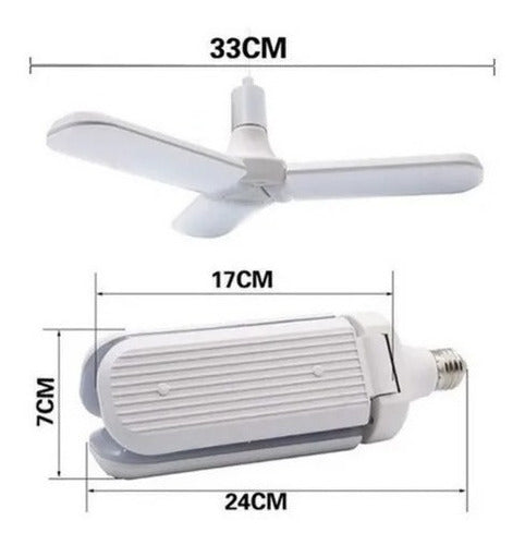 Lampe LED 45W Pétales Pliables