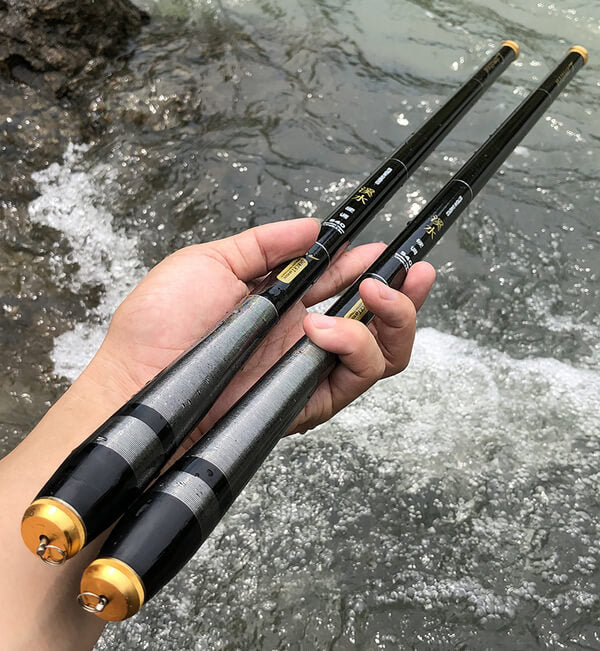 Canne à Pêche Télescopique en Fibre de Carbone