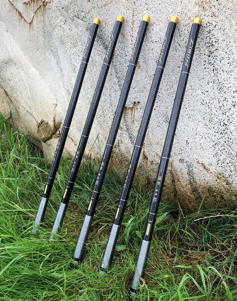 Canne à Pêche Télescopique en Fibre de Carbone