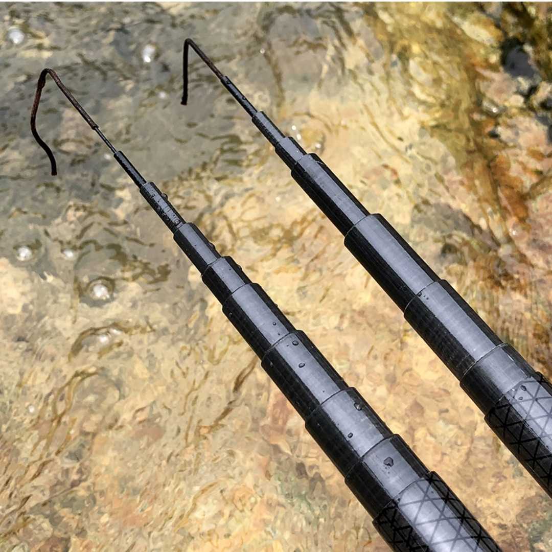 Canne à Pêche Télescopique en Fibre de Carbone