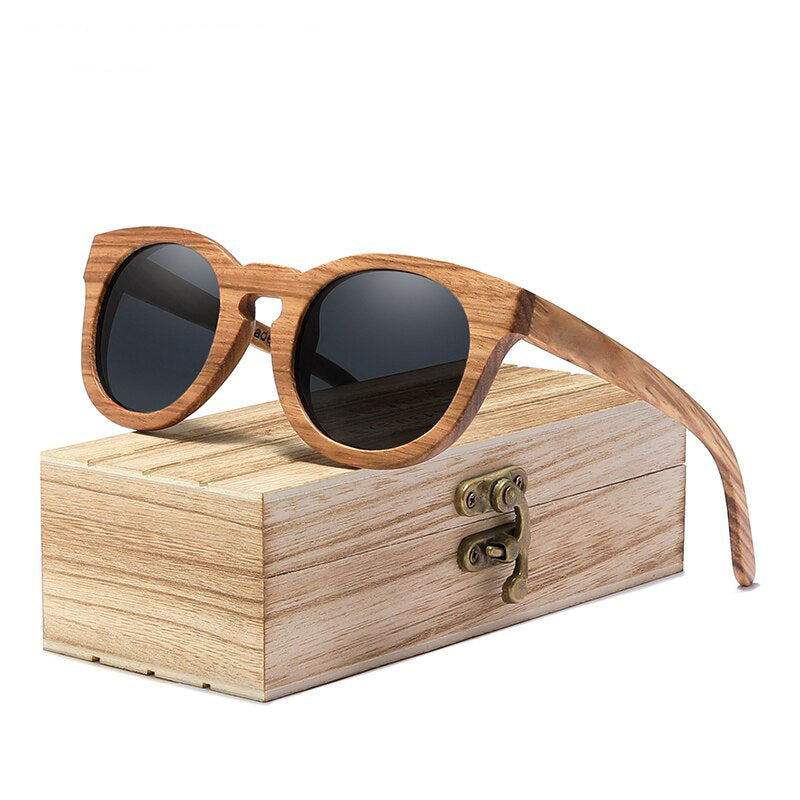 Wind Glasses - Lunettes en bois avec verres polarisés
