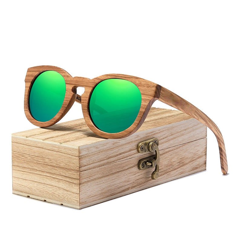 Wind Glasses - Lunettes en bois avec verres polarisés