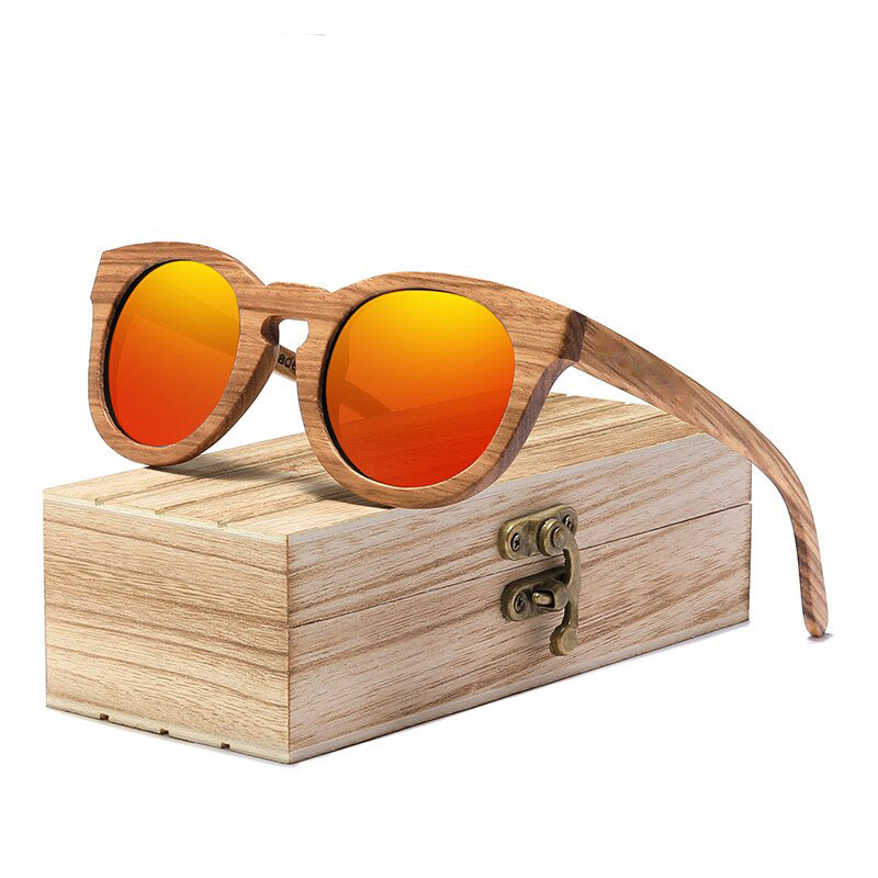 Wind Glasses - Lunettes en bois avec verres polarisés